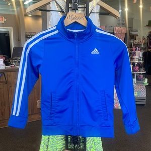 Adidas Royal Blue Youth Track Jacket - Size 7